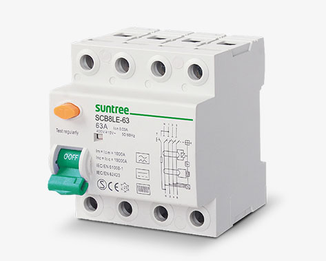 SCB8LE-63 Type B AC Leakage Circuit Breaker