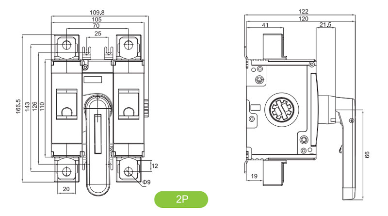 SGL8N-2 Load Disconnect Switch