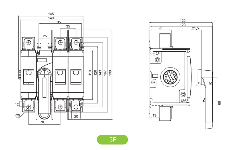 SGL8N-2 Load Disconnect Switch