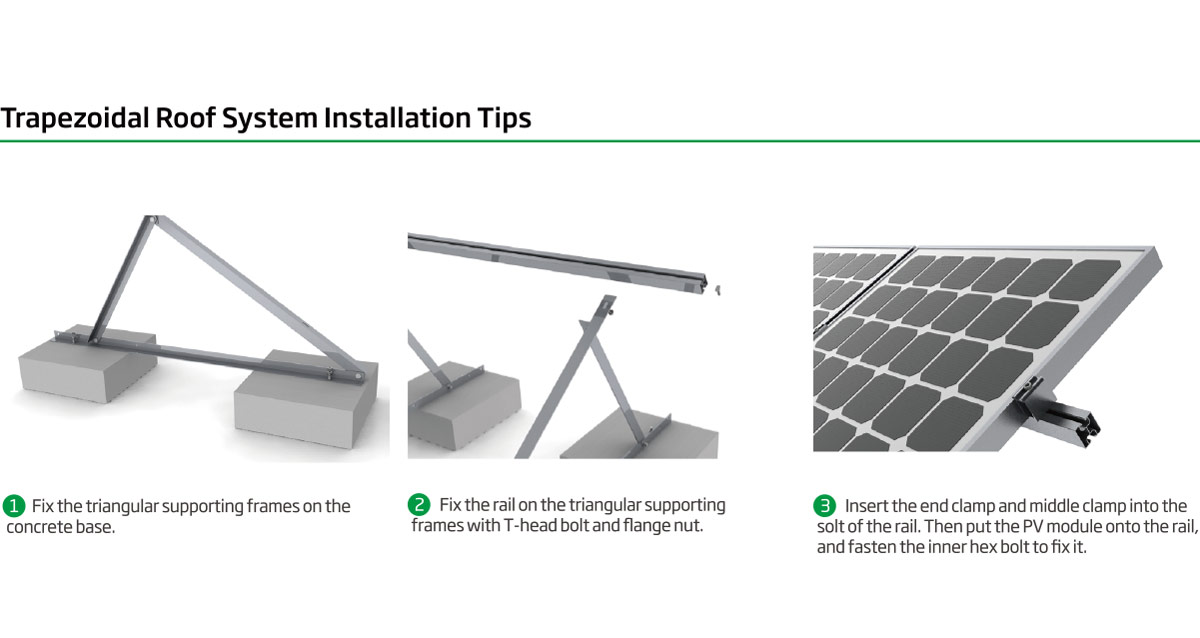 Concrete flat solar roof mounting system,Concrete base roof mounting system