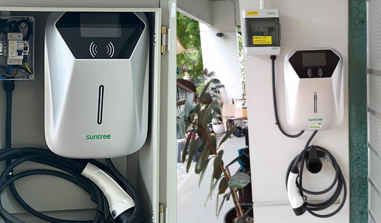 Thailand 7KW AC EV Charger use case