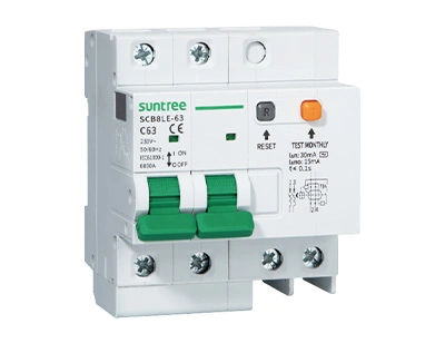 SCB8LE-63 AC Leakage Circuit Breakers